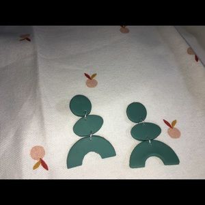 Polymer clay stacked studs